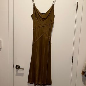 Gold Slip Dress